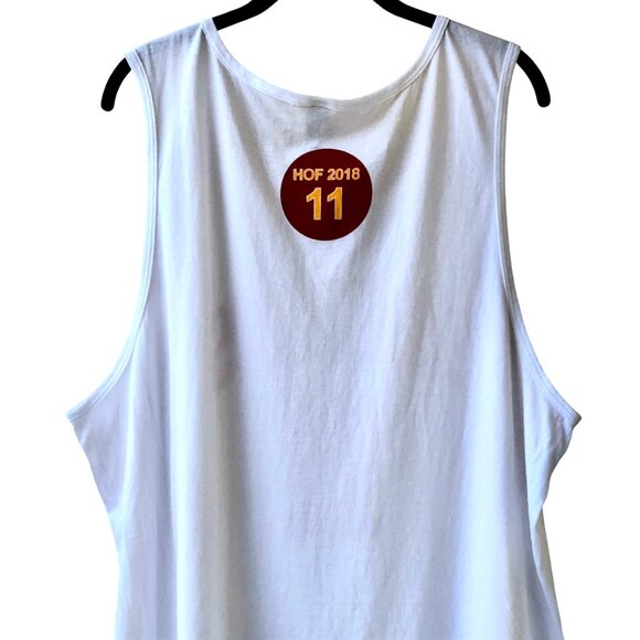 Denver Broncos White Tank Top 11 HOF 2018 by District Concert Tee Mens XL - Picture 5 of 9